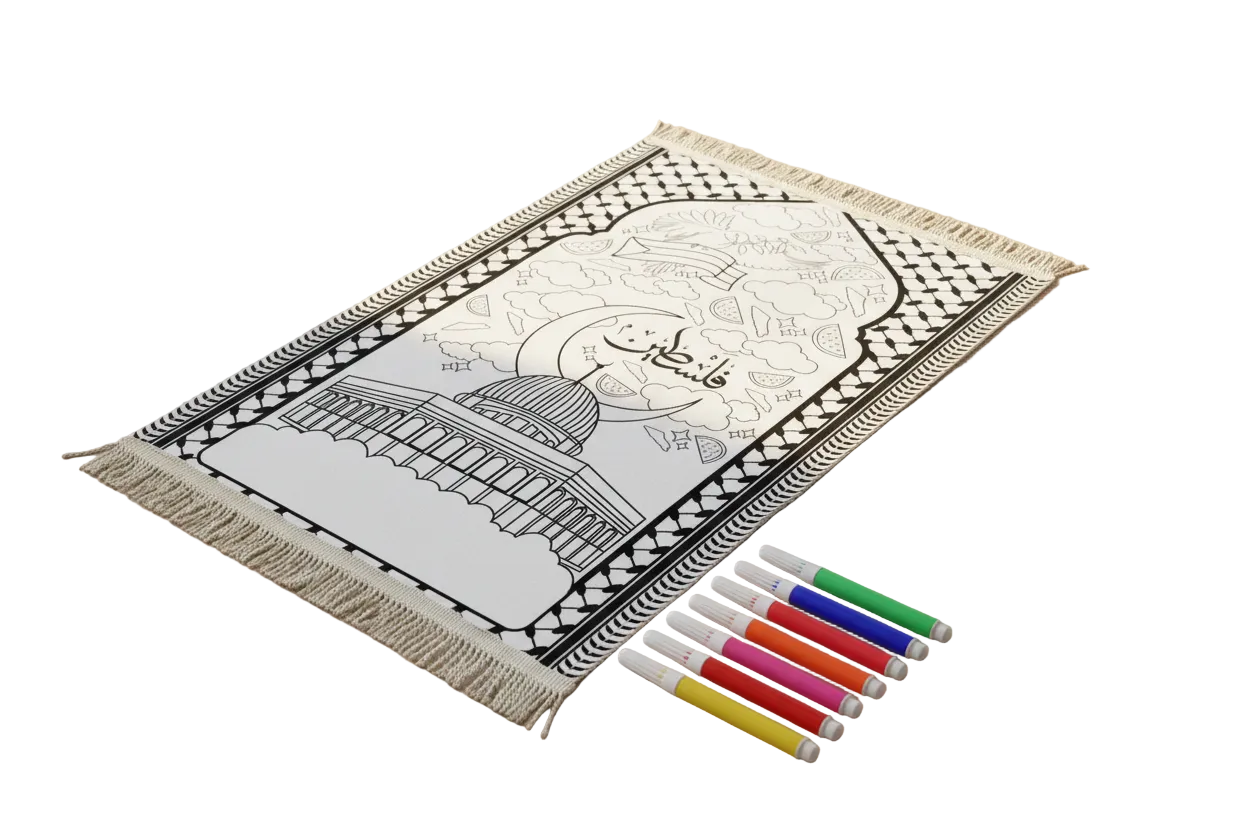 Prayer mat with markers
